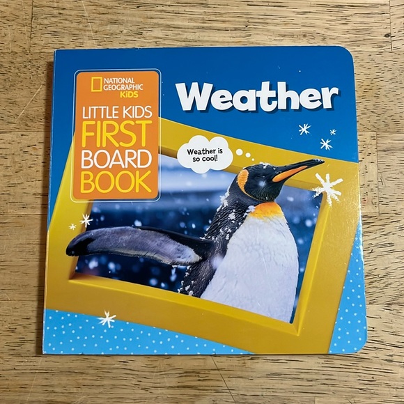 National Geographic Kids Little Kids First Board Book Weather - Picture 1 of 3